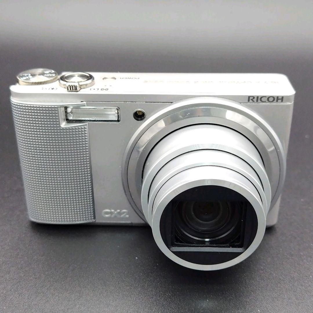 RICOH CX2 シルバー　バッテリー・充電器セット　動作確認済