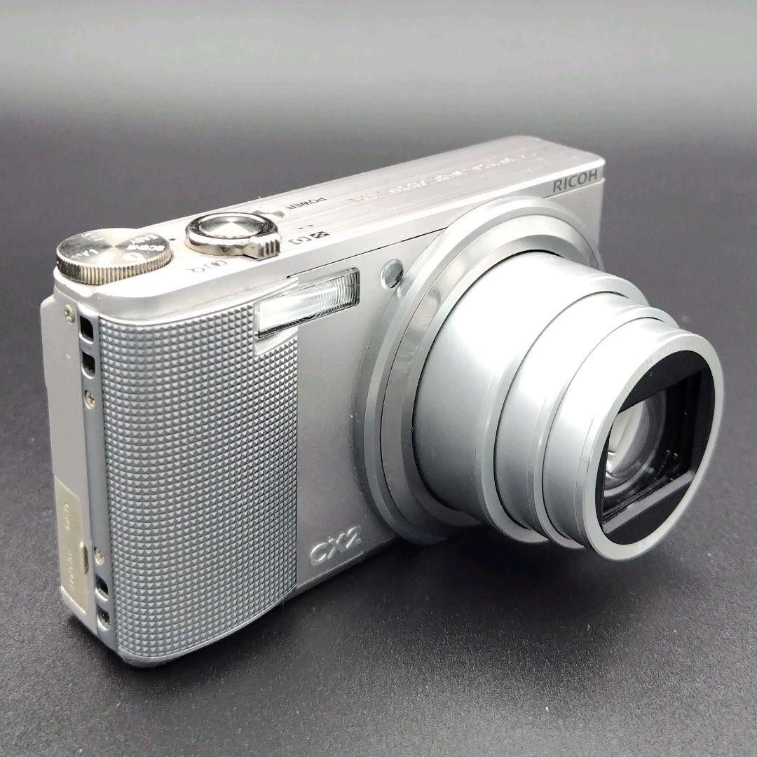 RICOH CX2 シルバー　バッテリー・充電器セット　動作確認済