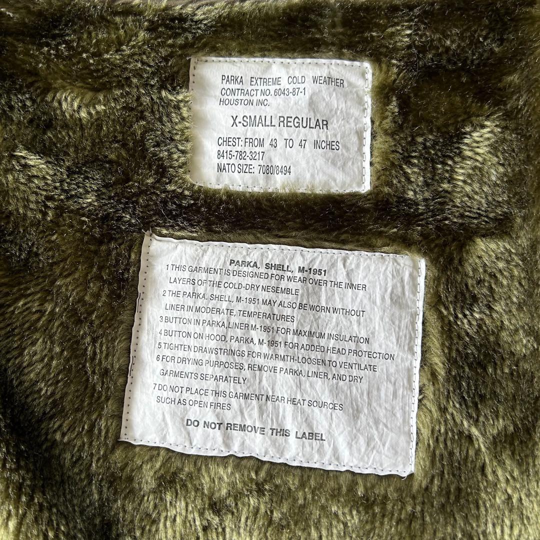 HOUSTON ヒューストン M51 モッズコート 青島コート XS オリーブ