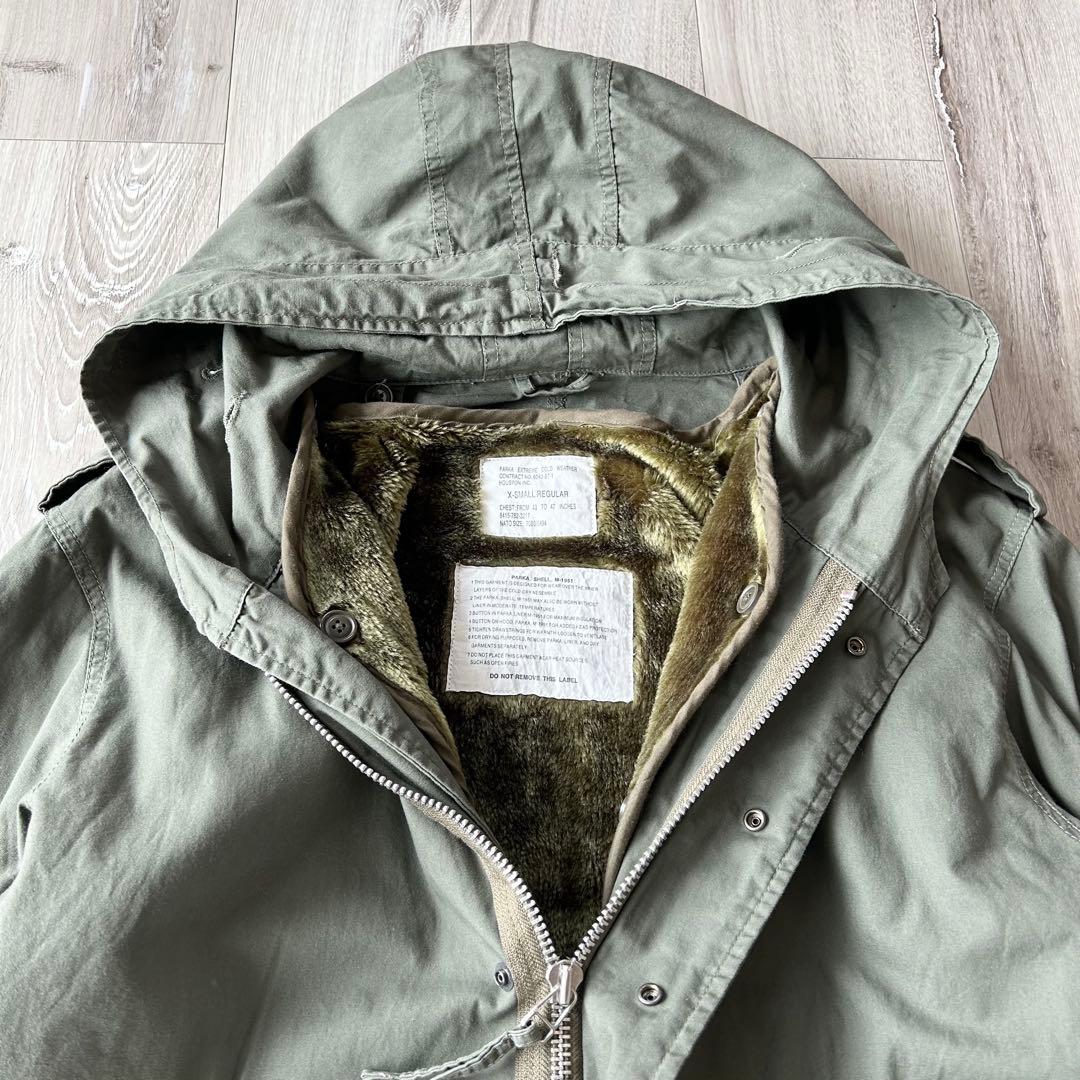 HOUSTON ヒューストン M51 モッズコート 青島コート XS オリーブ