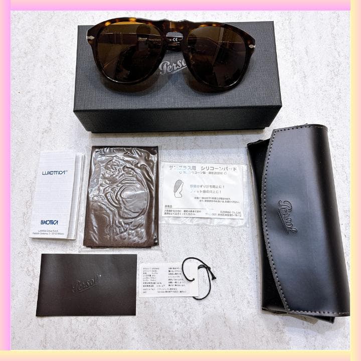 Persol ペルソール PO0649 24/33 ティアドロップサングラス