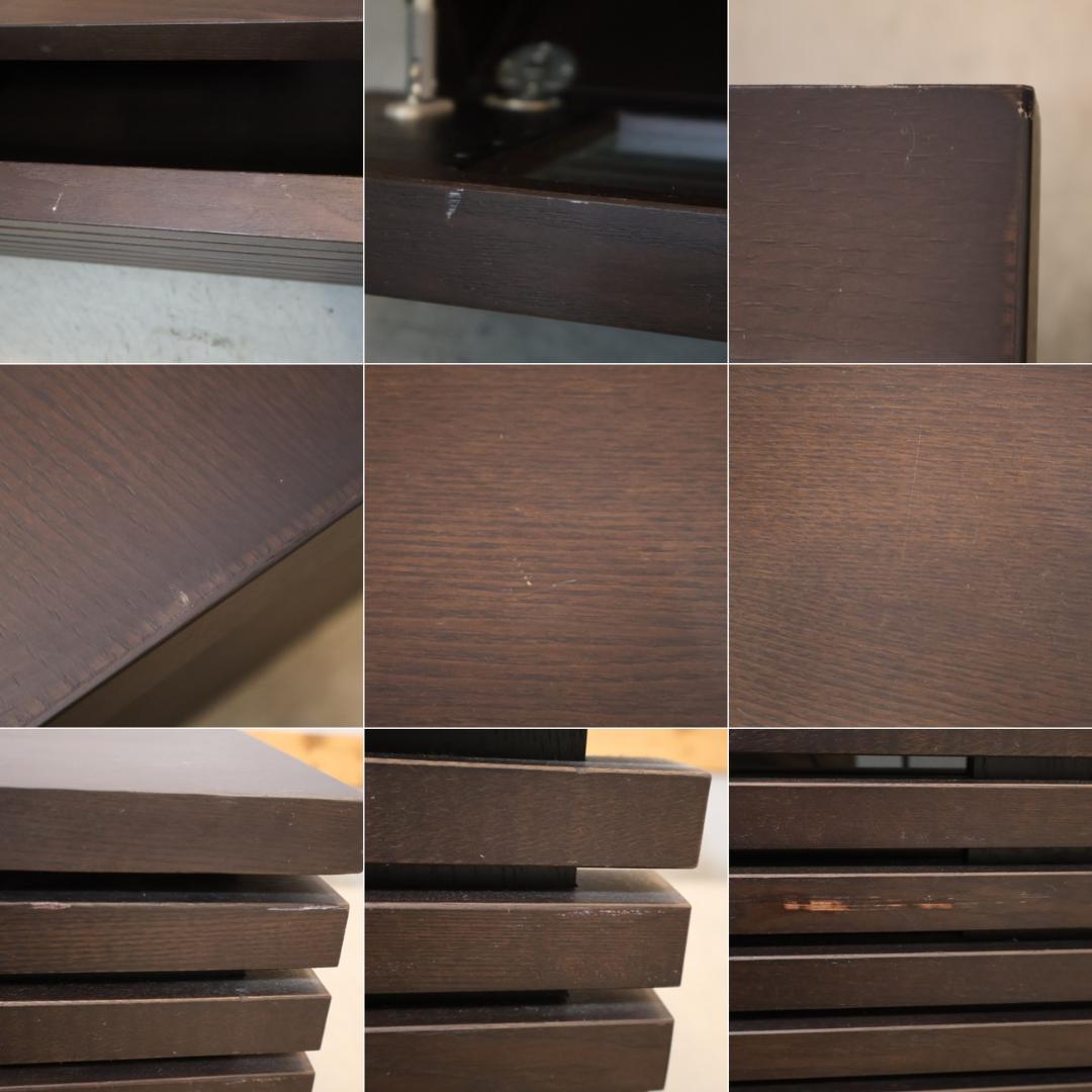 モリタインテリア レッタ テレビボード AVボード ルーバー 北欧スタイル