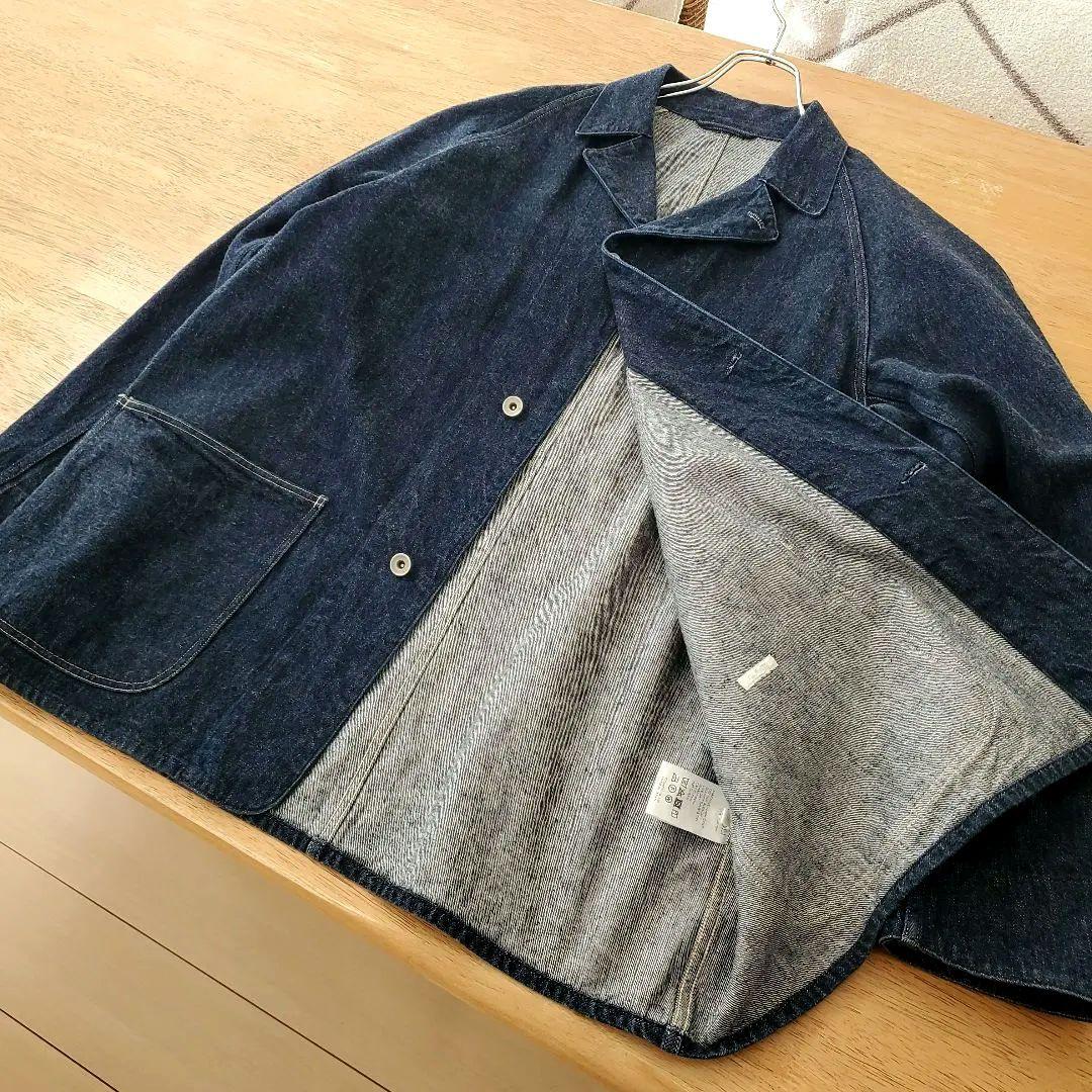 【美品】COMOLI インディゴ デニムワークジャケット サイズ3