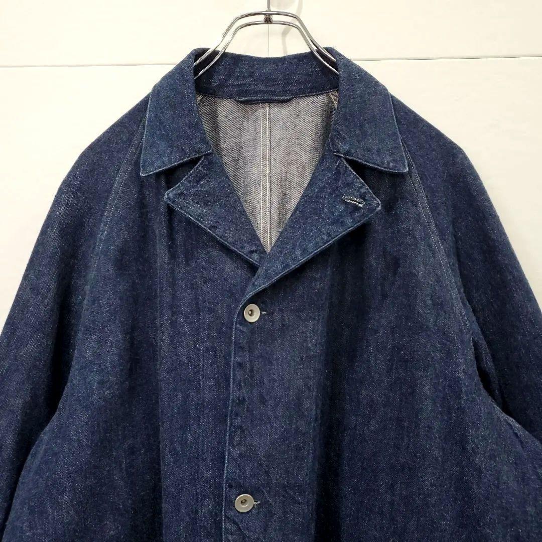 【美品】COMOLI インディゴ デニムワークジャケット サイズ3