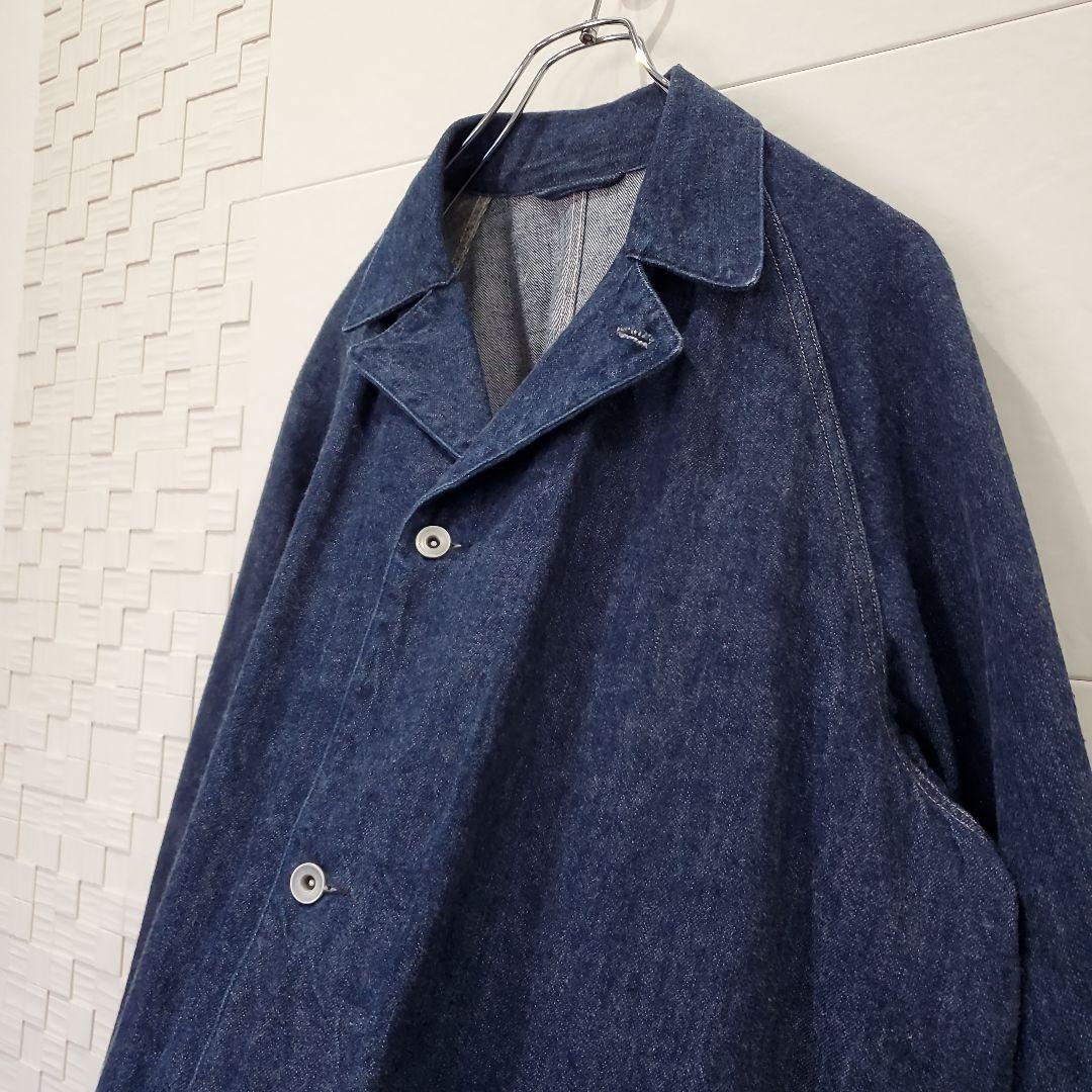 【美品】COMOLI インディゴ デニムワークジャケット サイズ3