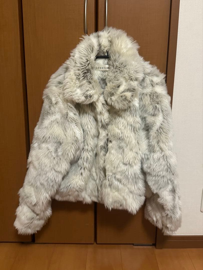 threetimes(スリータイムズ) メレンゲ ファージャケット