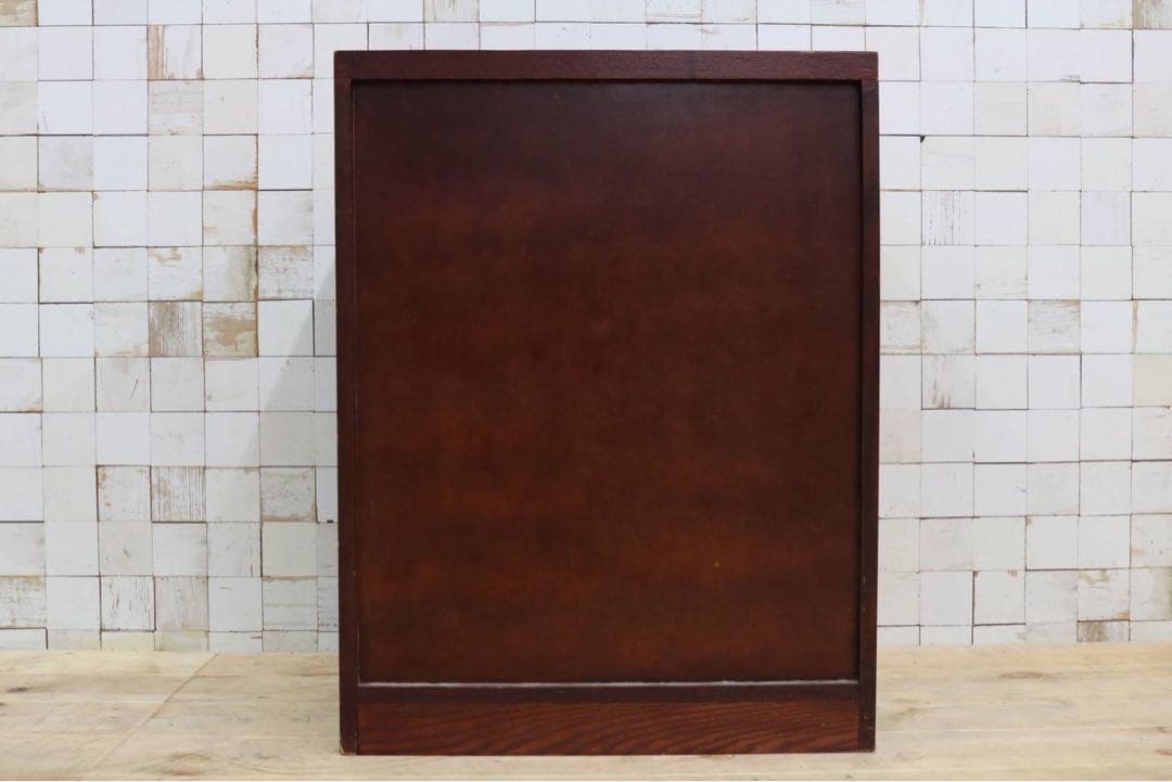 GMFK770○民芸家具 欅材 整理箪笥 時代箪笥 4段チェスト 鉄金具 和家具