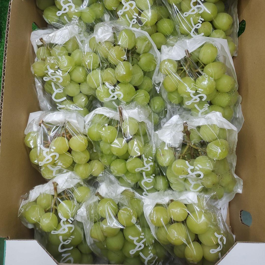 5️⃣ 山梨県産 シャインマスカット １２房入り 箱込み5.4キロ