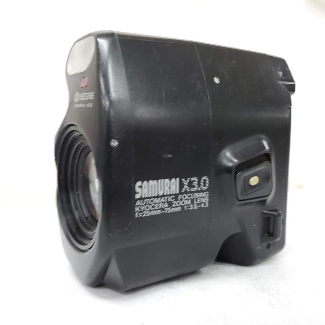 フィルムカメラ KYOCERA SAMURAI X3.0 F0116-333-3v y