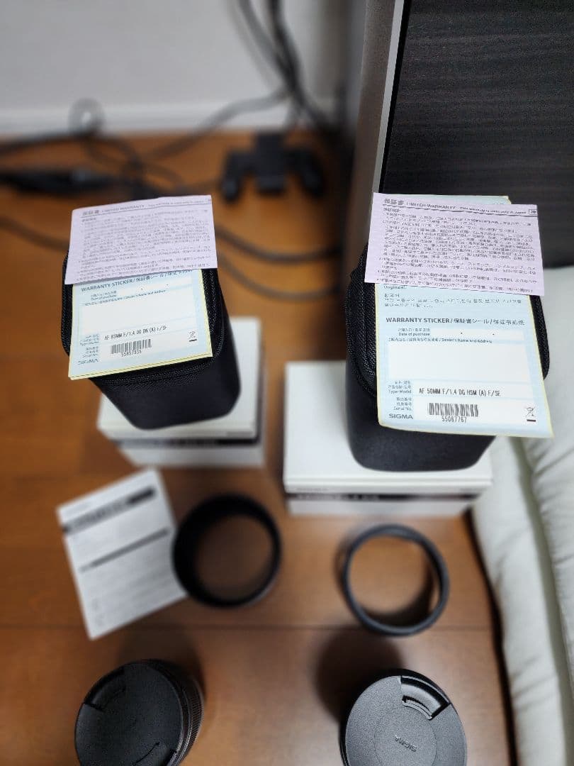 レンズ(単焦点) SIGMA 50mm F1.4 DG HSM, 85mm F1.4 DG DN