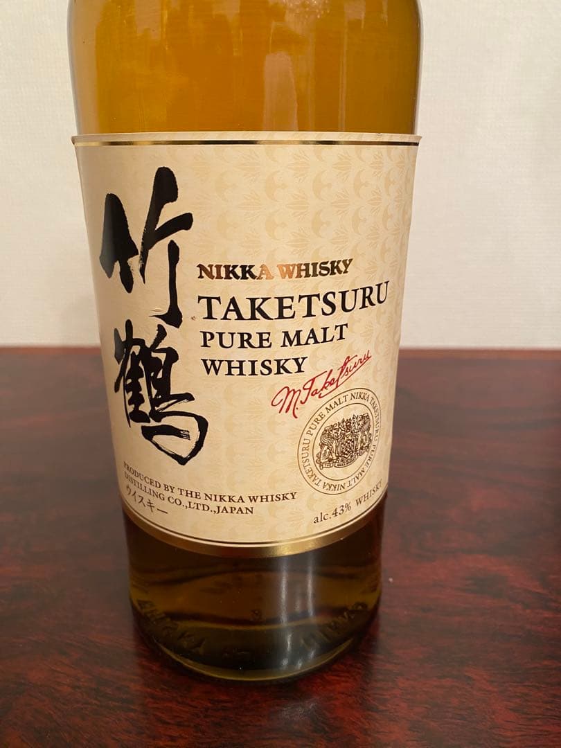 竹鶴 ピュアモルト ウイスキー　旧ボトル
