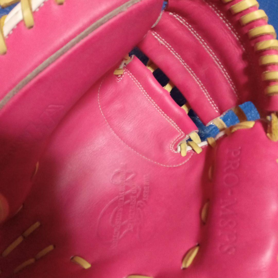 ハタケヤマ PRO-M8PS ピンク 右投げ用 キャッチャーミット