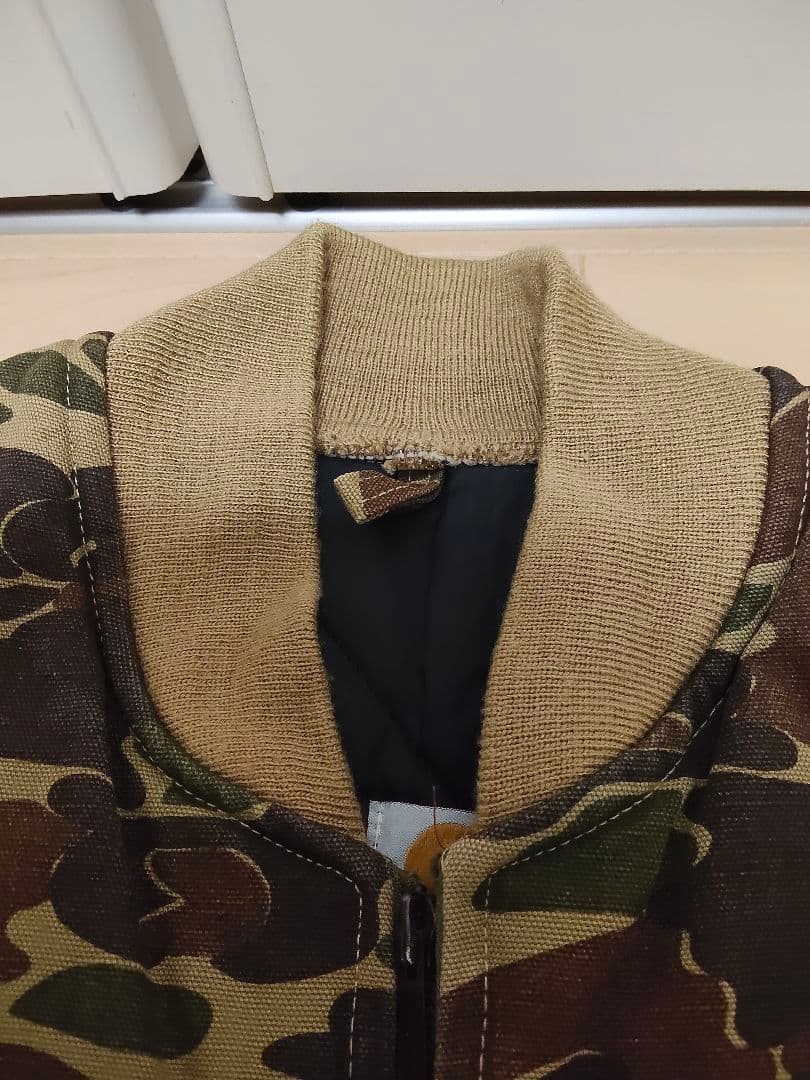 カーハート カモフラージュ ベスト ヴィンテージ USA 80s