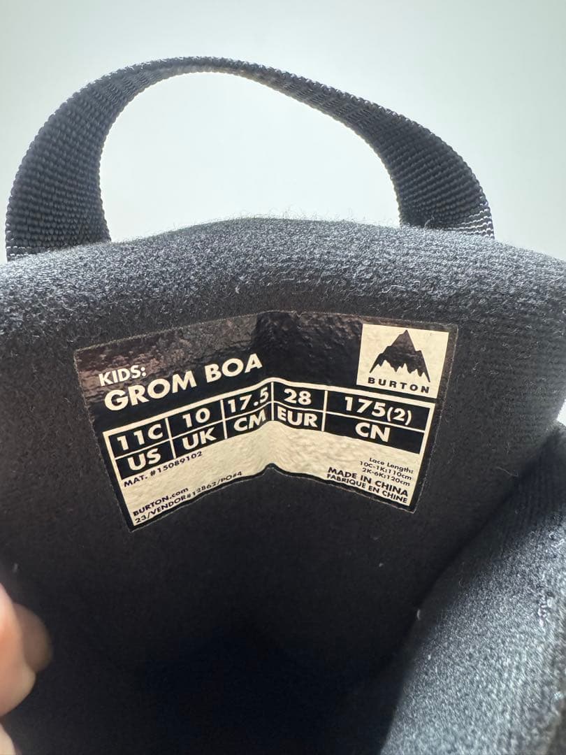 Burton スノーボード ブーツ　キッズ　17.5センチ