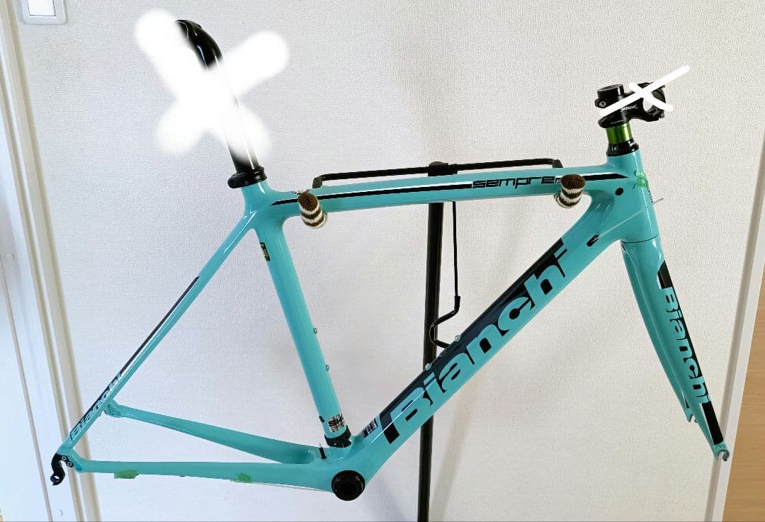 Bianchi sempre pro 53サイズ フレームセット