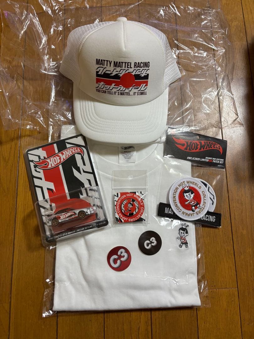 新品未開封 HotWheels コンベンション スペシャルセット　TシャツL