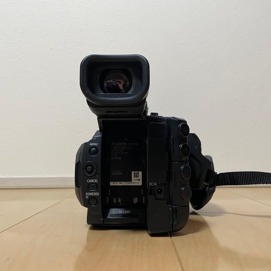 レンズ交換済！Canon キヤノン XF205 業務用フルHDビデオカメラ②