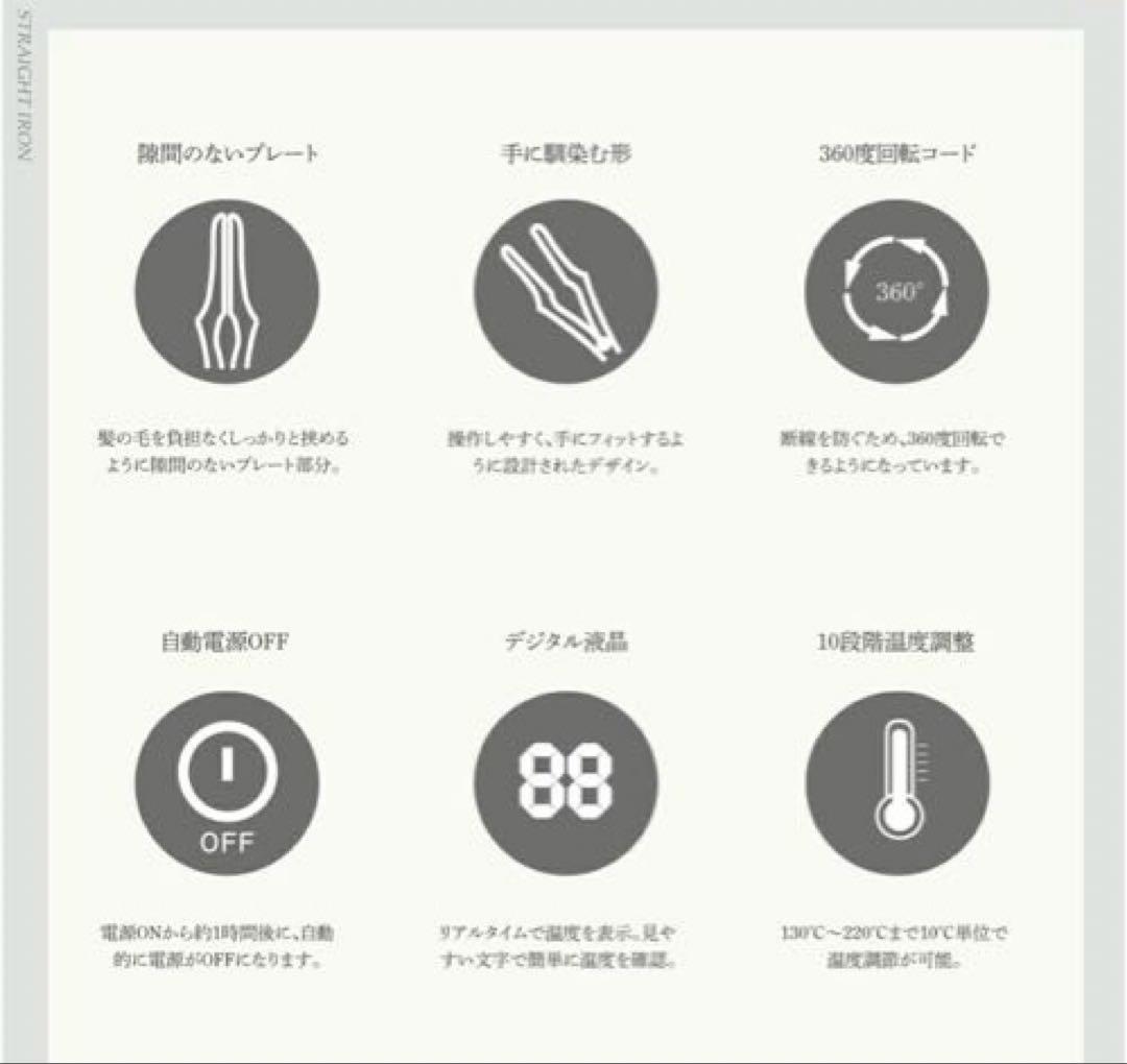 radiant ラディアントプロ仕様 ヘアアイロン 28mm