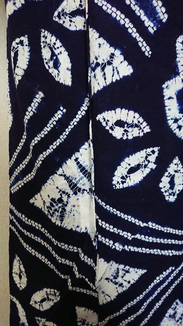 セミアンティーク浴衣セミアンティーク有松絞り浴衣薔薇柄 大正浪漫アンティーク着物