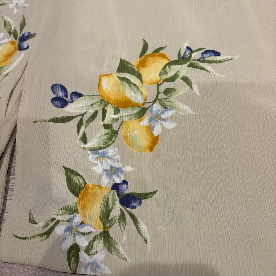 きものやまと やまと可憐ゆかた　檸檬　鳥の子色