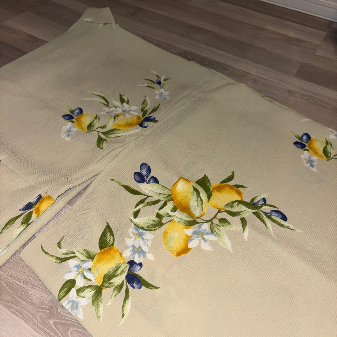 きものやまと やまと可憐ゆかた　檸檬　鳥の子色