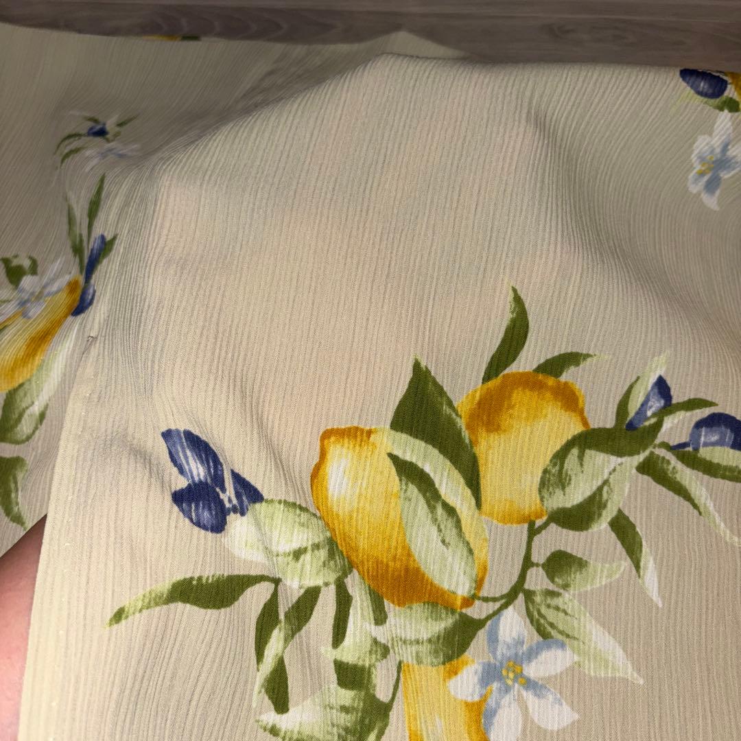 きものやまと やまと可憐ゆかた　檸檬　鳥の子色