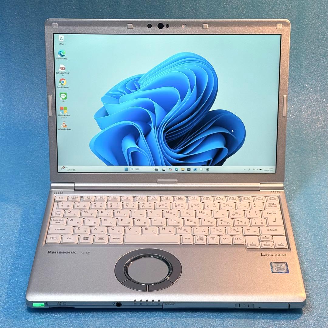 【軽量989g】Windows11ノートパソコン。パナソニックのレッツノート