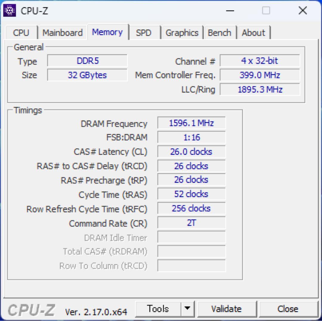DDR5 PC5-44800 16GB 2組 CT2K16G56C46S5