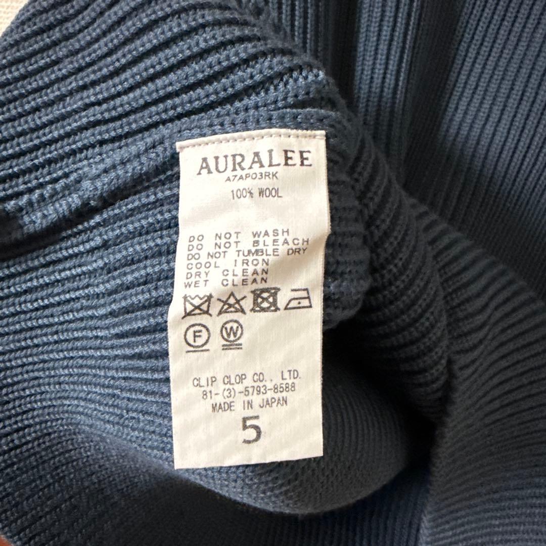 【最終値下げ/美品】AURALEE ハイネックニット サイズ5
