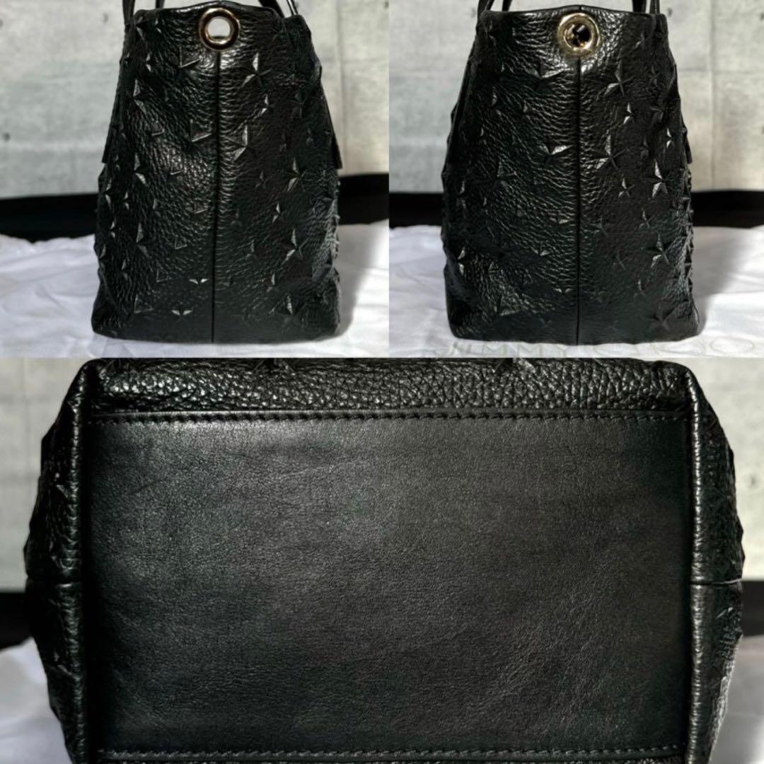 専用品JIMMY CHOO MINISARA BLACK 2WAY BAG