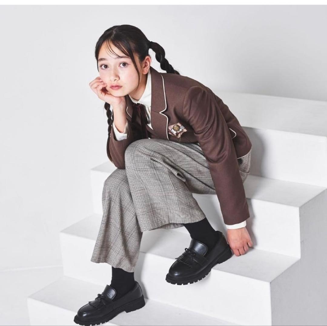 [ELLE en noir] エルアンノワール 卒業式 パンツスーツ　160