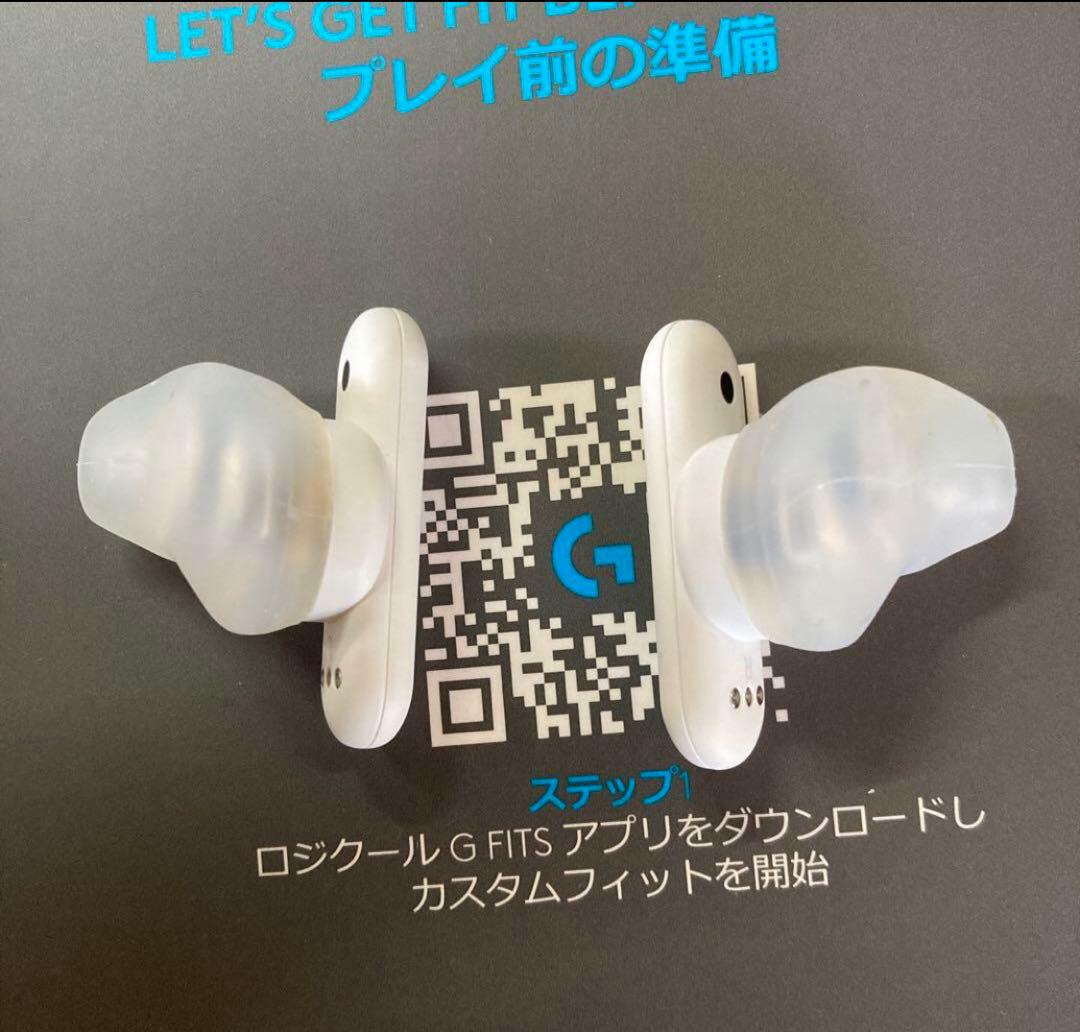 Logicool G FITS ホワイト ワイヤレス ゲーミングイヤホン