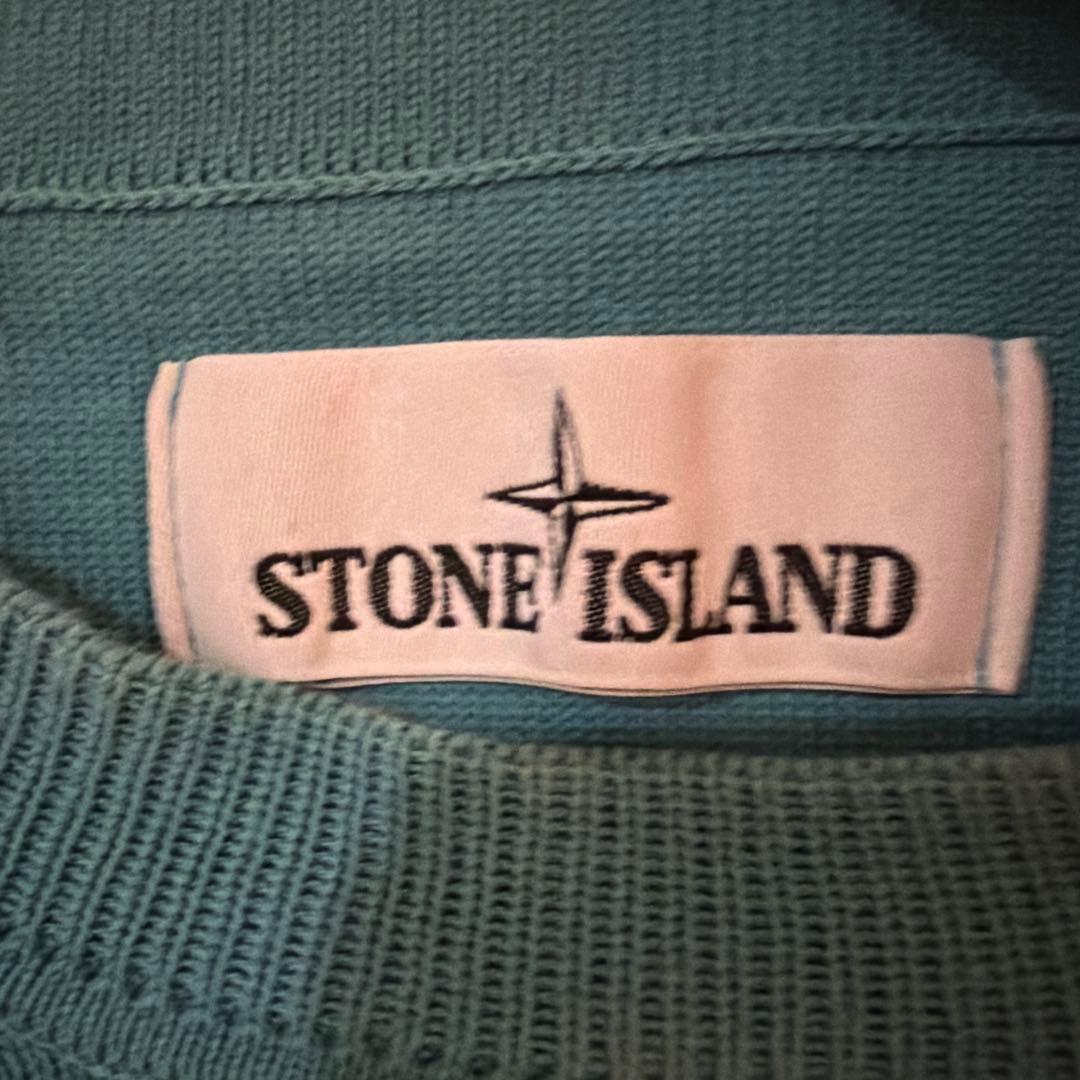 stone  archive クルーネック セーター エメラルド色