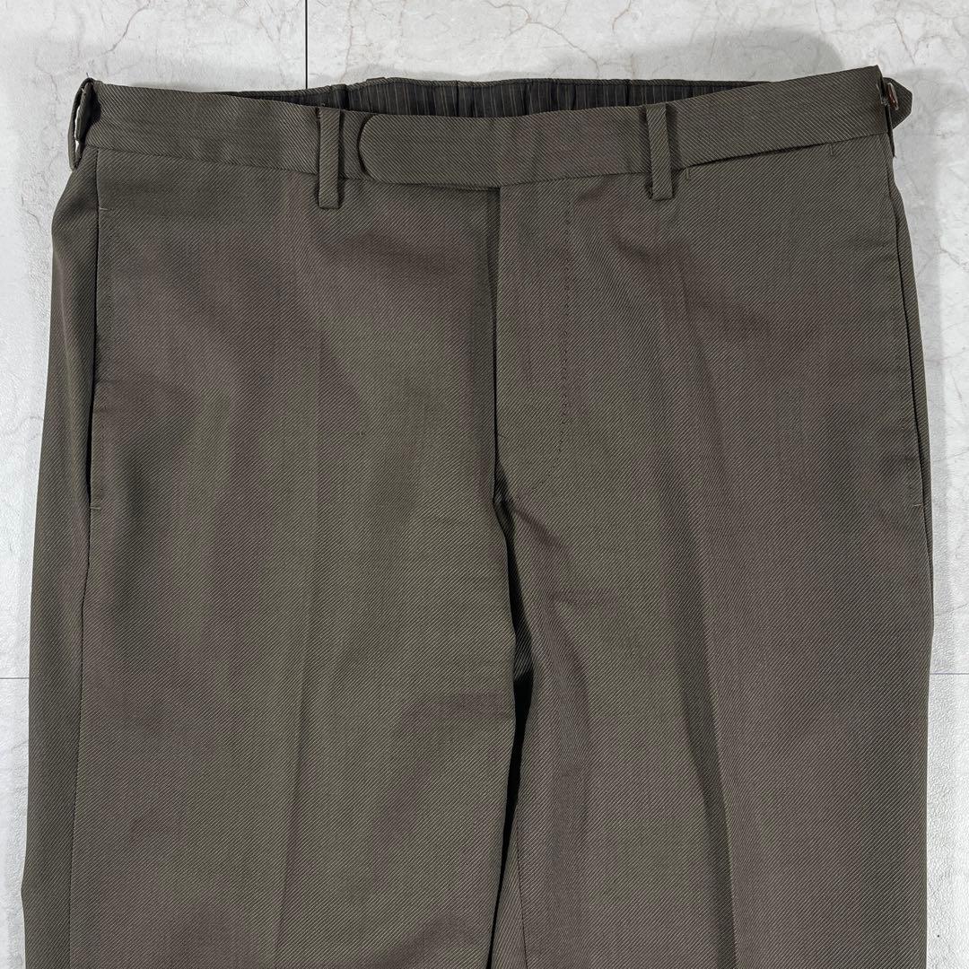 ✨未使用級 INCOTEX サイドアジャスター プリーツ スラックス パンツ