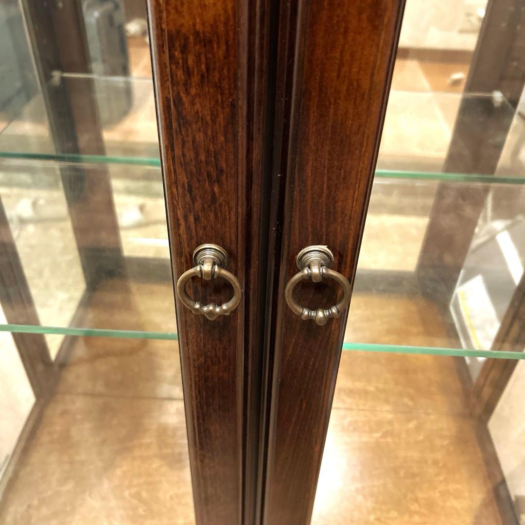 【美品】karimoku / カリモク キャビネット 飾り棚 コロニアル