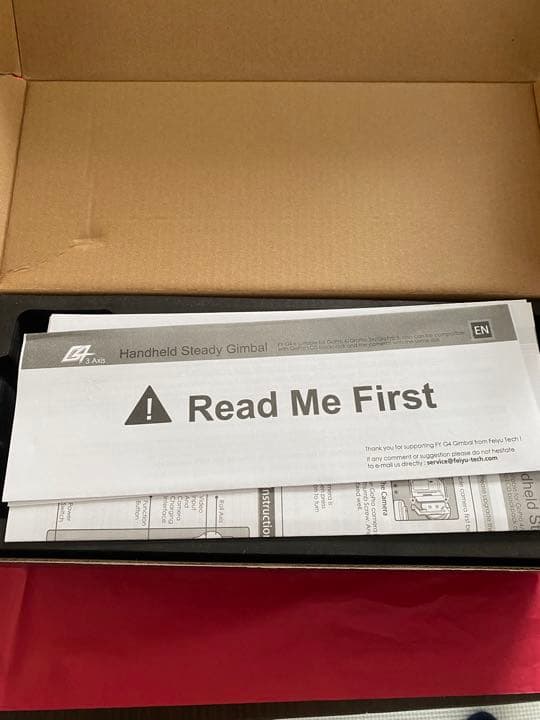 GoPro用スタビライザーFeiyu Tech G4 3Axis