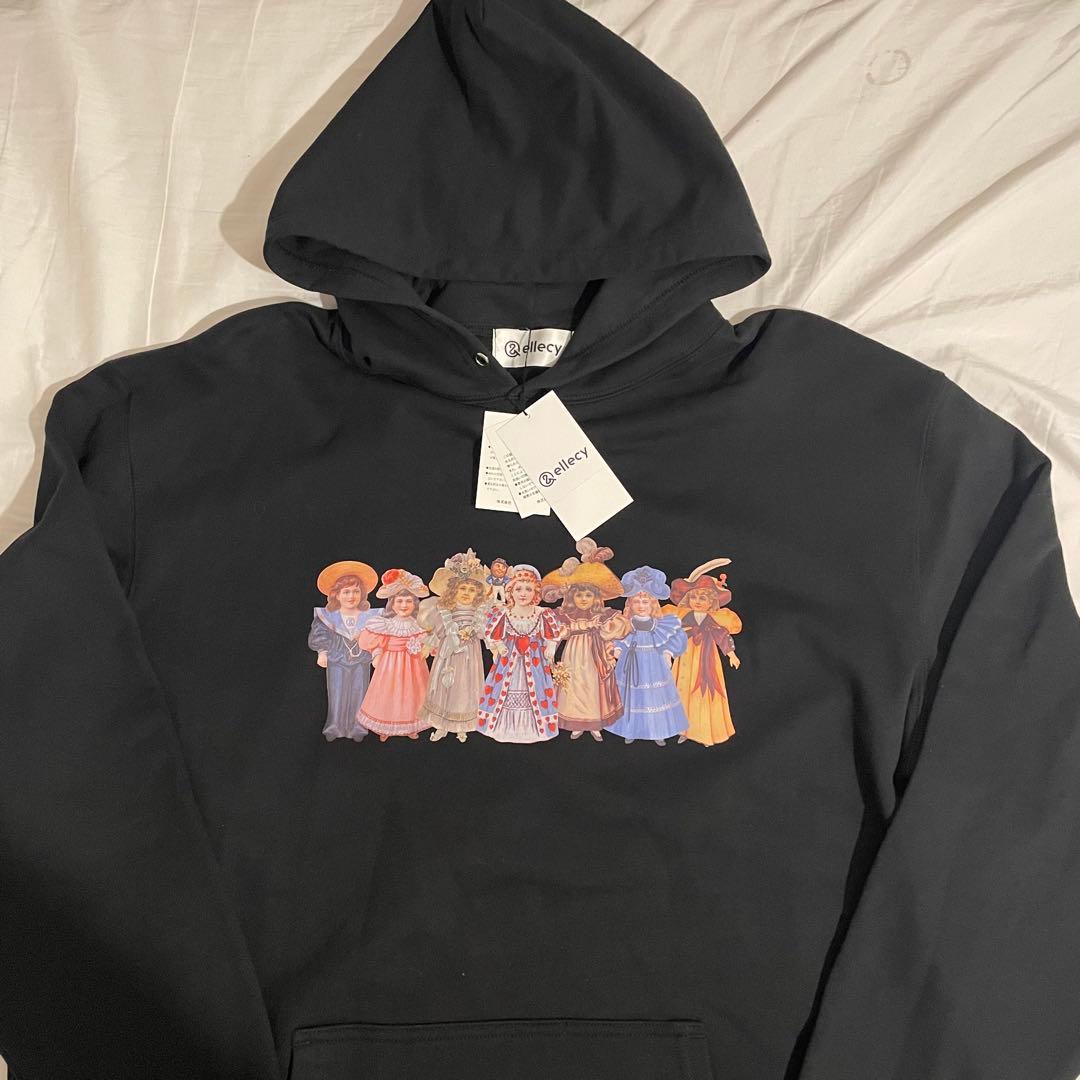 &ellecy タグ付き ドール ロングパーカー ブラック Mサイズ