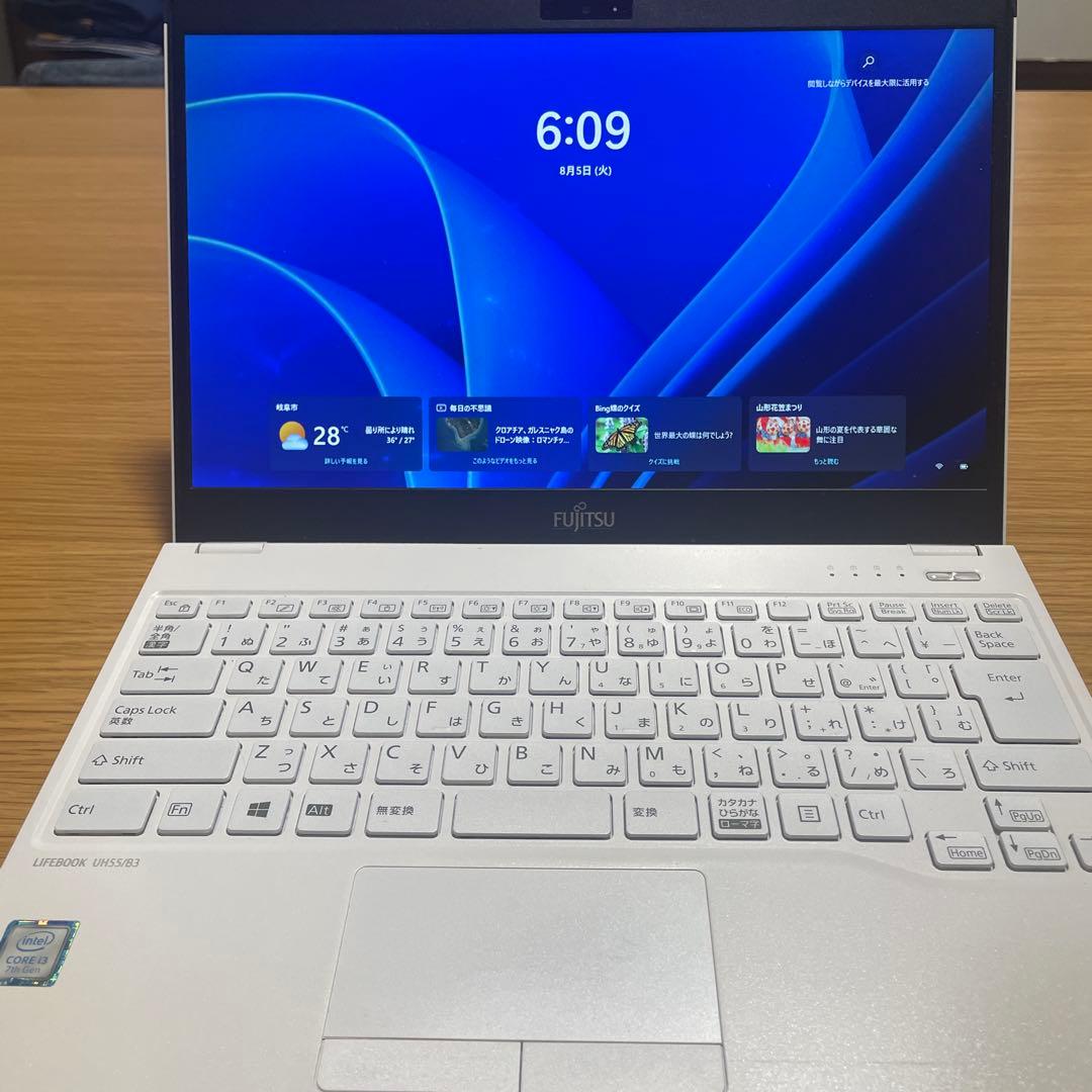 訳あり格安！富士通 LIFEBOOK UH55 Office2021付でお得！