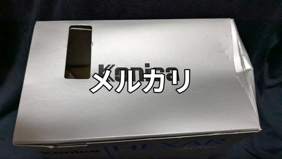コニカ ヘキサー シルバー 極美品 カメラ フィルム 箱付き