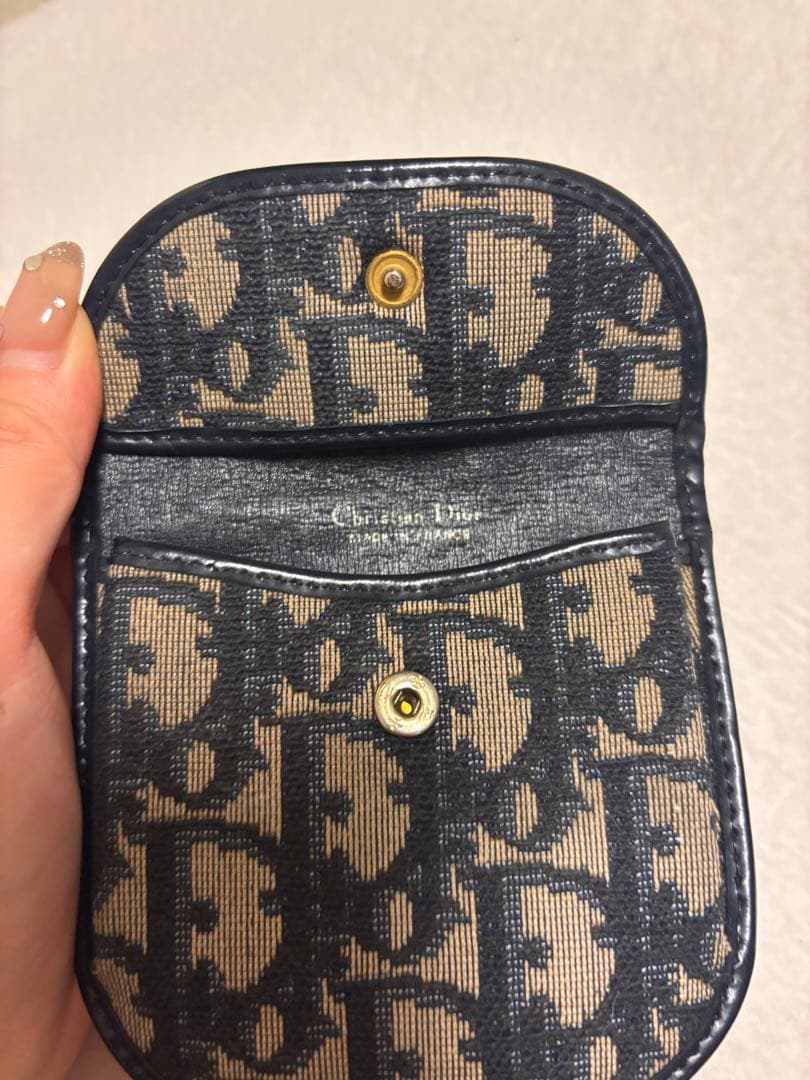 Dior クリスチャンディオール ケース トロッター ビンテージ 小銭入れ