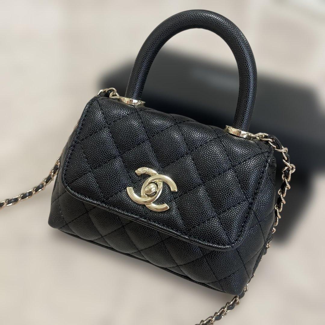 CHANEL ノベルティ　バッグ　ココハンドル