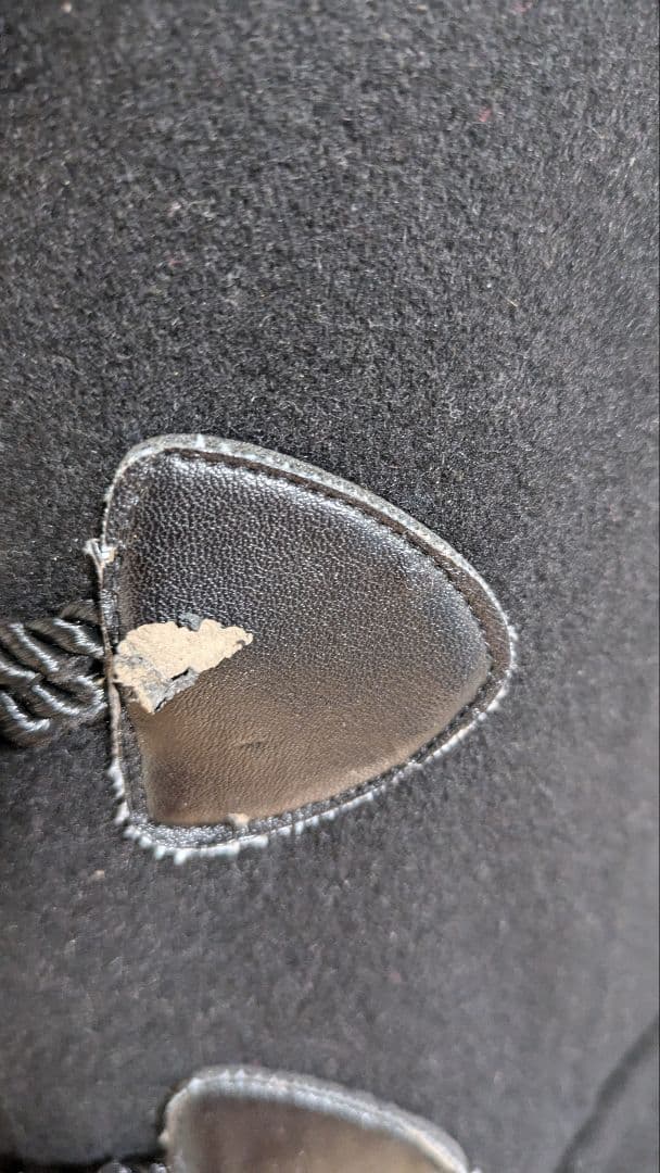 sjy BLACK PEACE NOW ダッフルコート