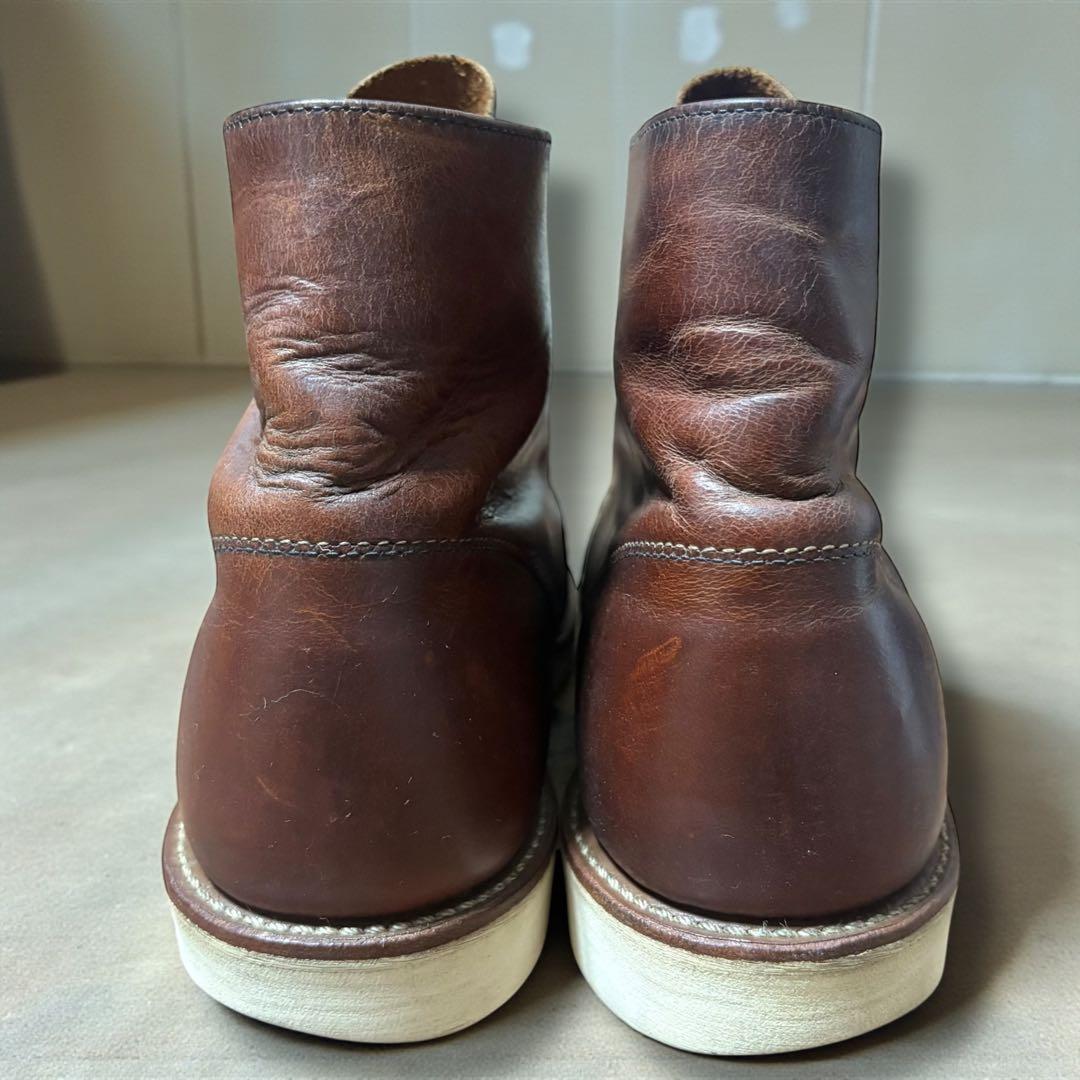 【定番のプレーントゥ】9111レッドウィング　6インチ クラシックラウンドブーツ