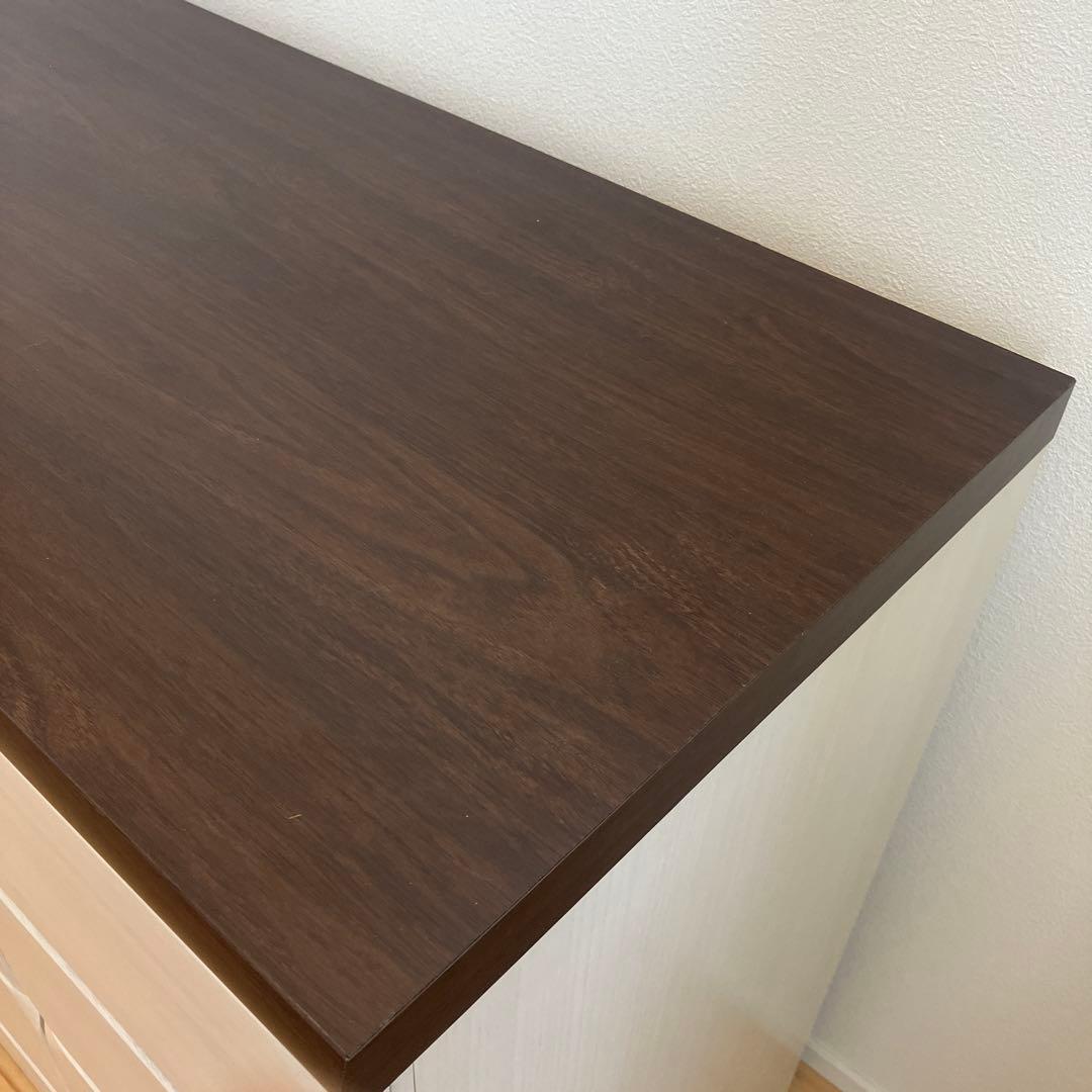 チェスト 木製 ローチェスト 衣類収納 幅100cm 3段 日本製 国産