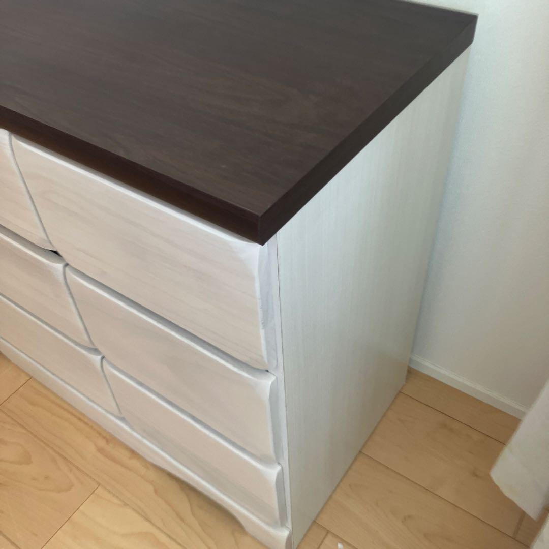 チェスト 木製 ローチェスト 衣類収納 幅100cm 3段 日本製 国産