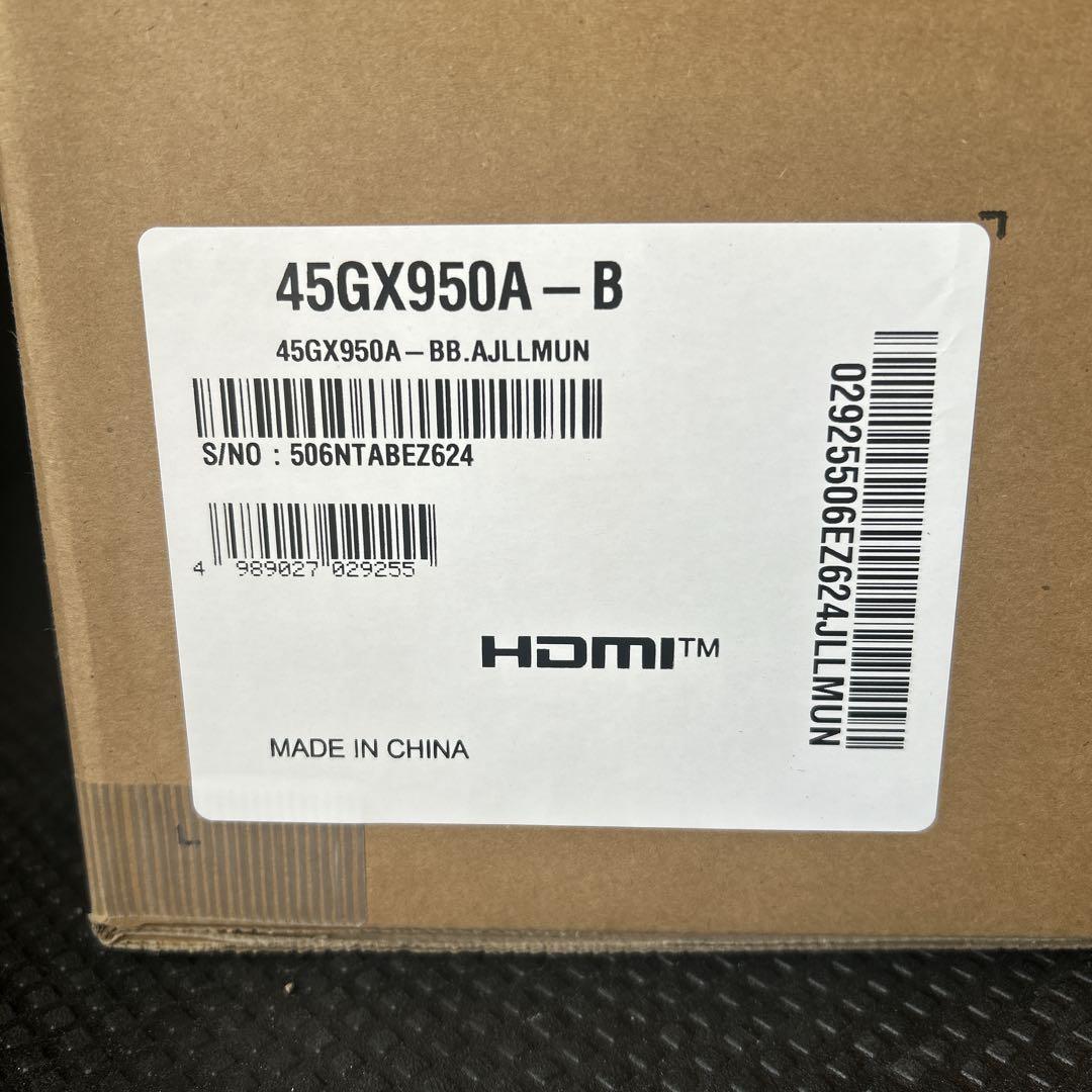 【新品】LG OLED ゲーミングモニター 45GX950A-B 44.5インチ