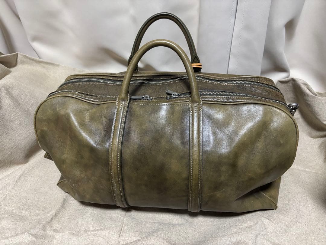 aniary 日本製 レザーボストンバッグ 本革 2WAY