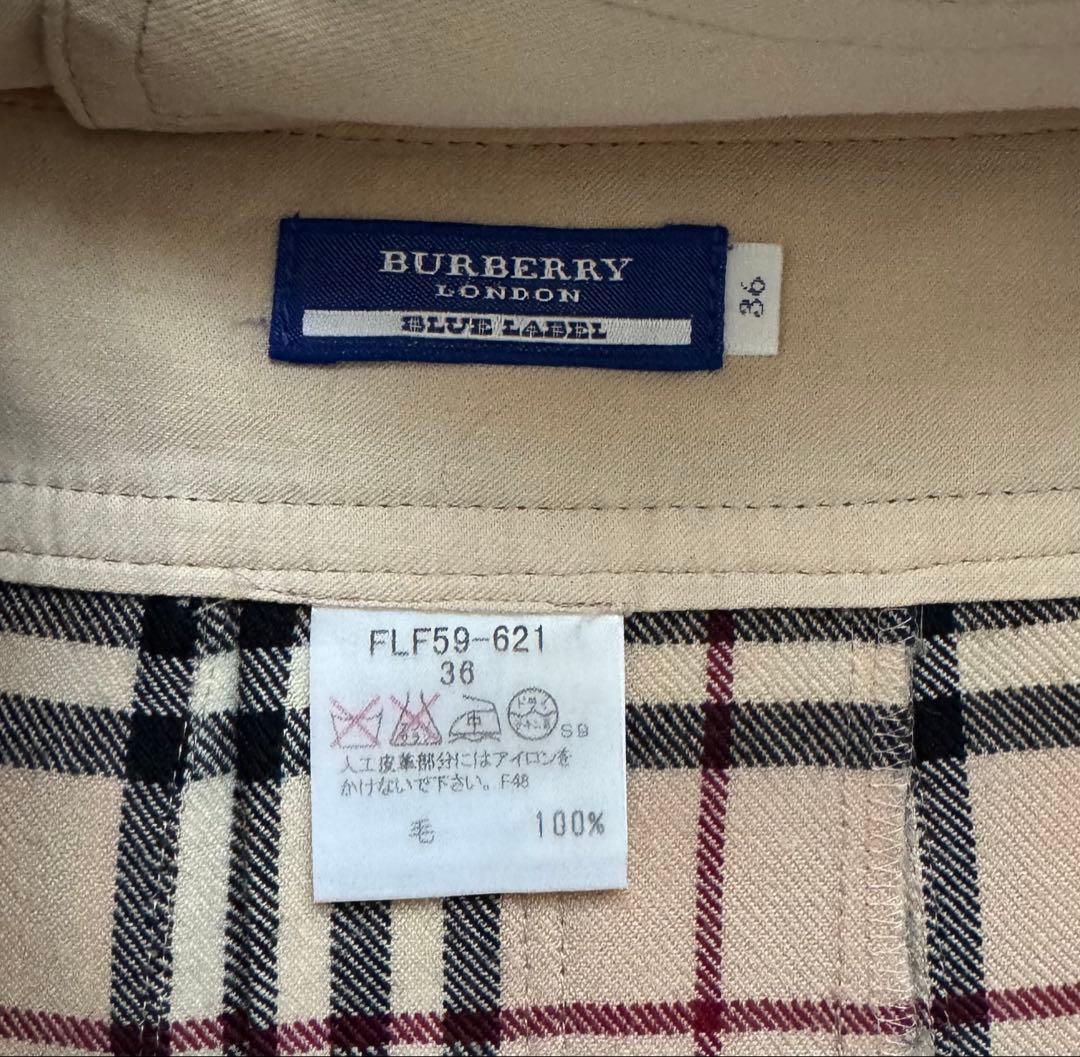 バーバリー　 プリーツミニスカート　36サイズ