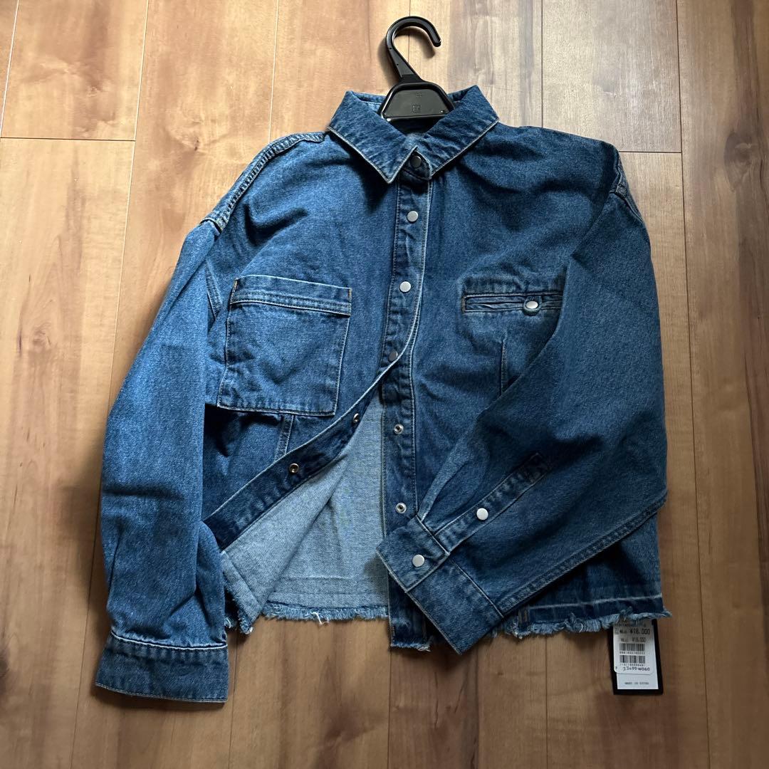 新品　aga 定価¥1万8000円　カットオフデニムジャケット　スコットクラブ