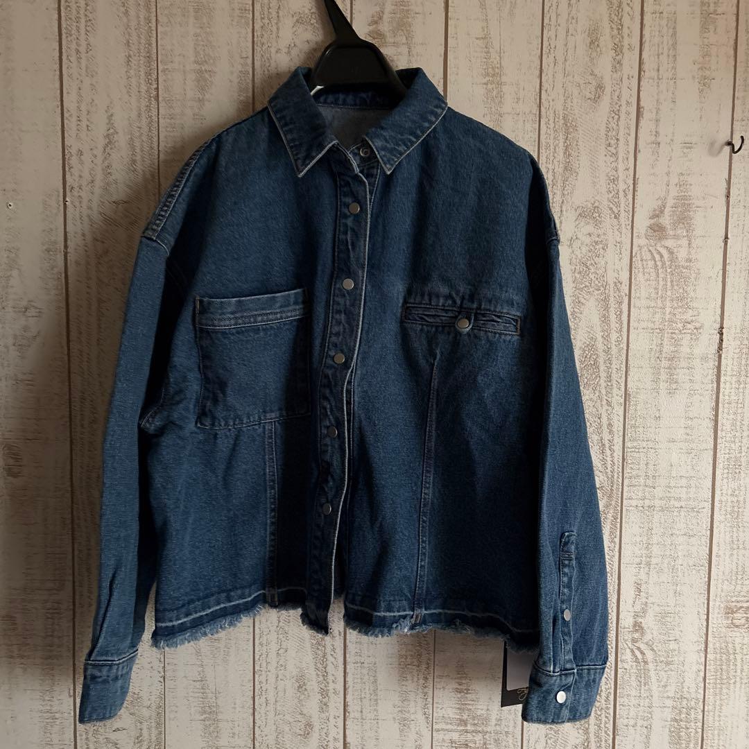 新品　aga 定価¥1万8000円　カットオフデニムジャケット　スコットクラブ